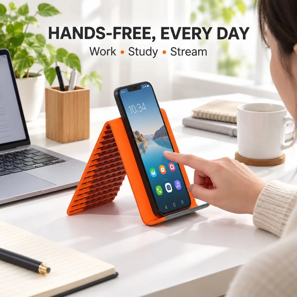Laptop Stand - Bendable Silicone Device Stand for Phone