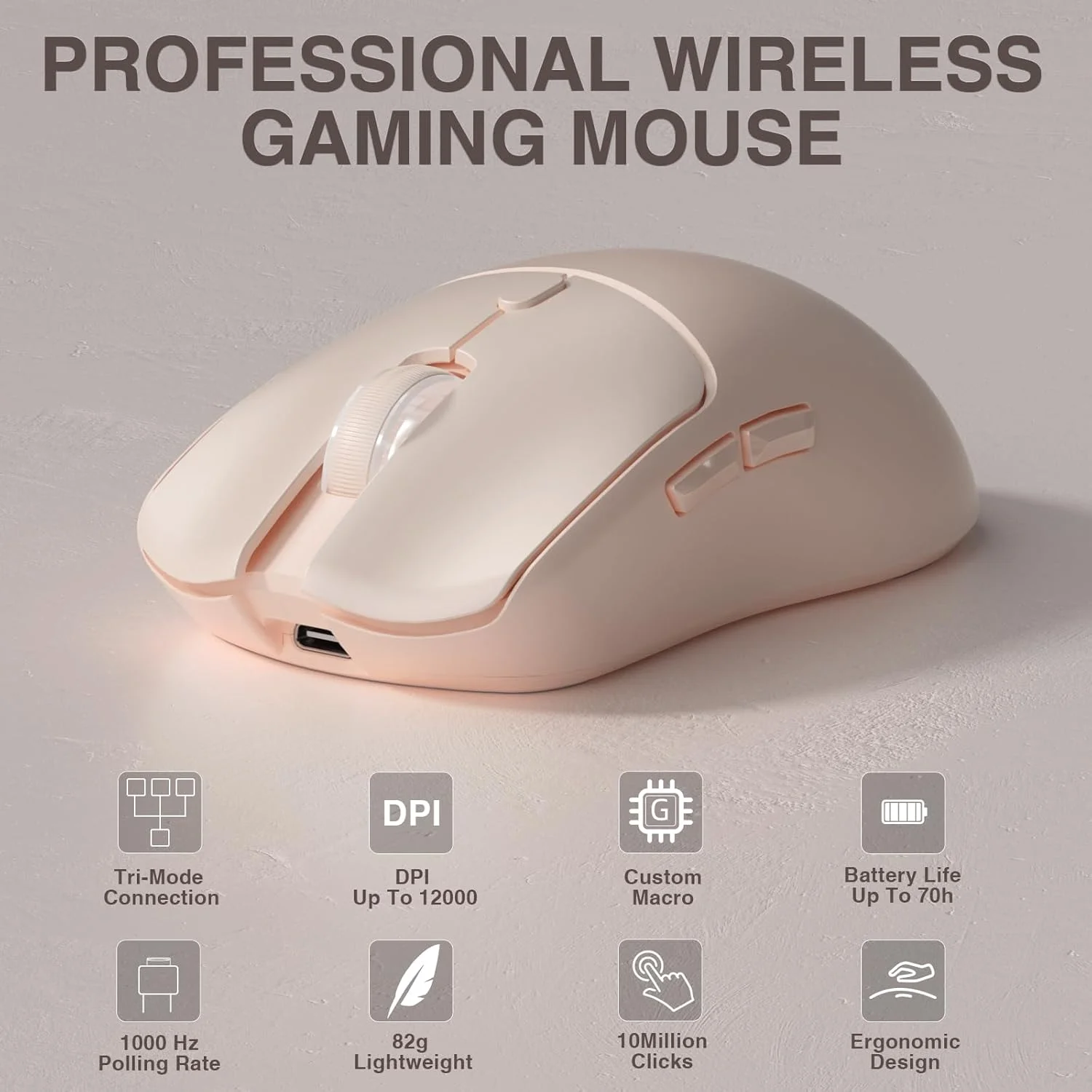 Laptop Mouse - AULA SC580X Tri-mode Wireless Gaming Mouse