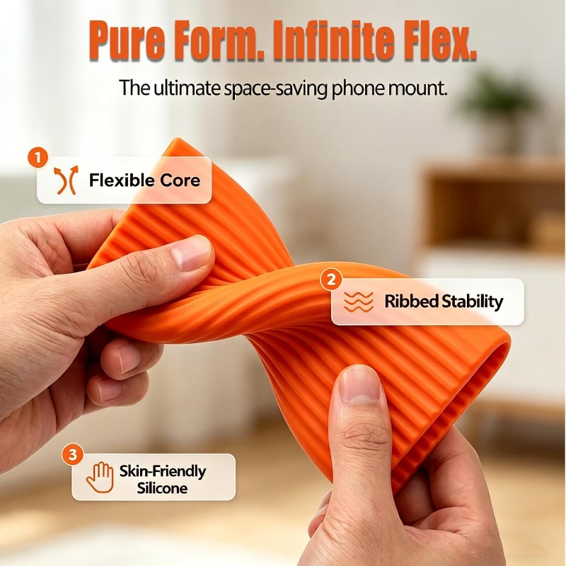 Flexible Foldable Silicone Pho - Laptop Stand review and price