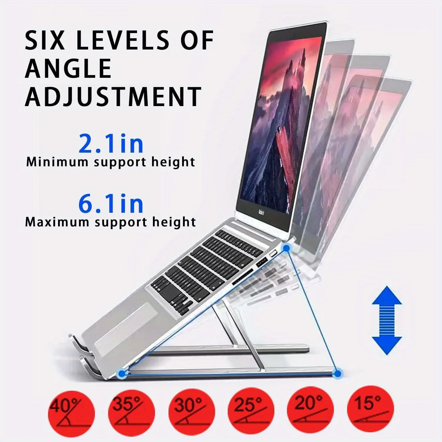 Adjustable Aluminum Laptop Sta - Laptop Cooling Pad review and price