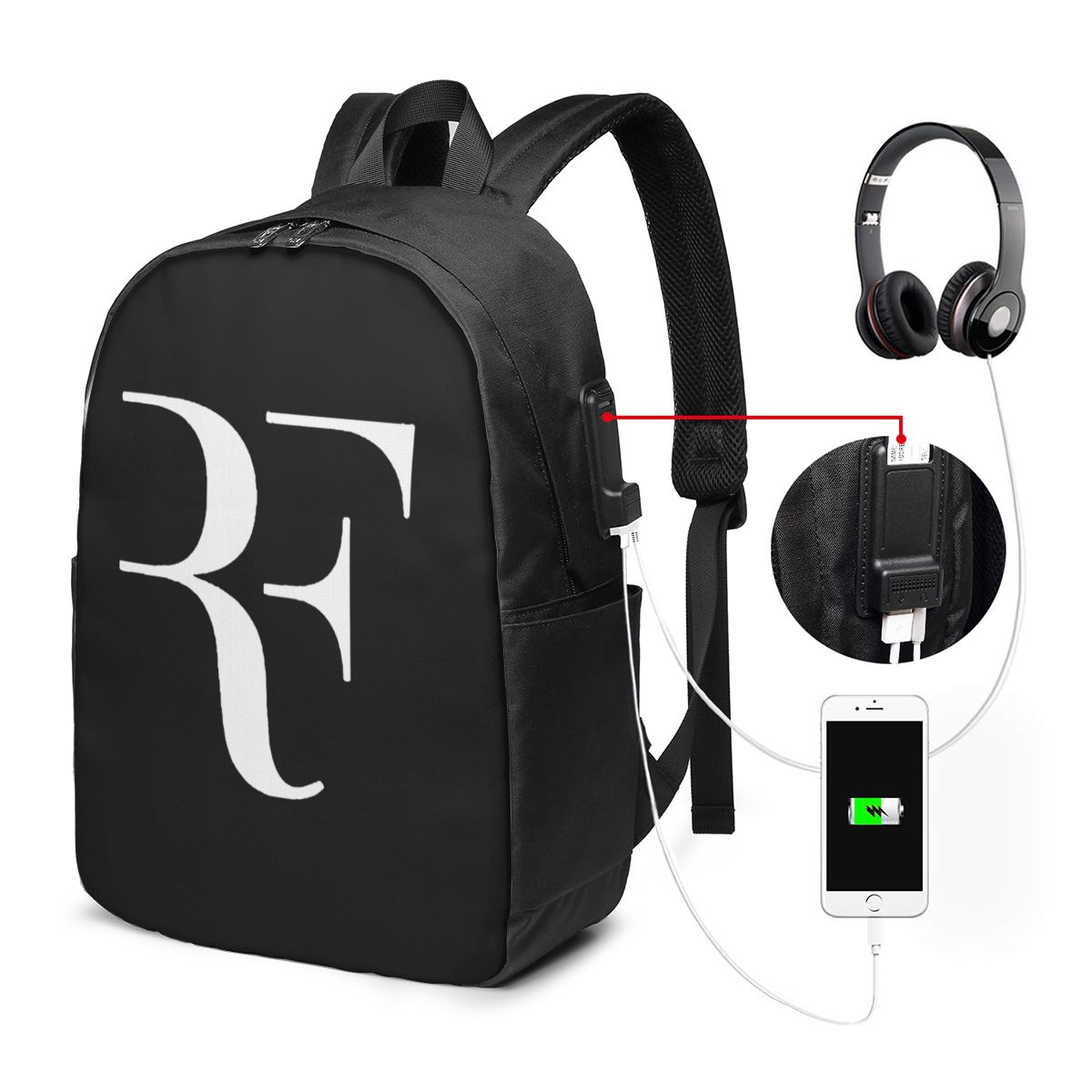 Roger Federer Backpack Travel  - Laptop Bag review and price