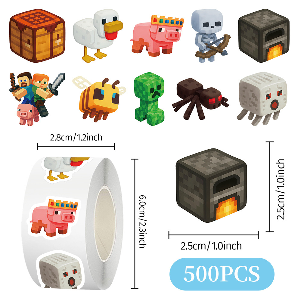 500pcs/Roll Minecrafted Cartoo - Laptop Accessories & Repair Jagtap Dairy Pimple Nilakh Pimpri Chinchwad Maharashtra review and price