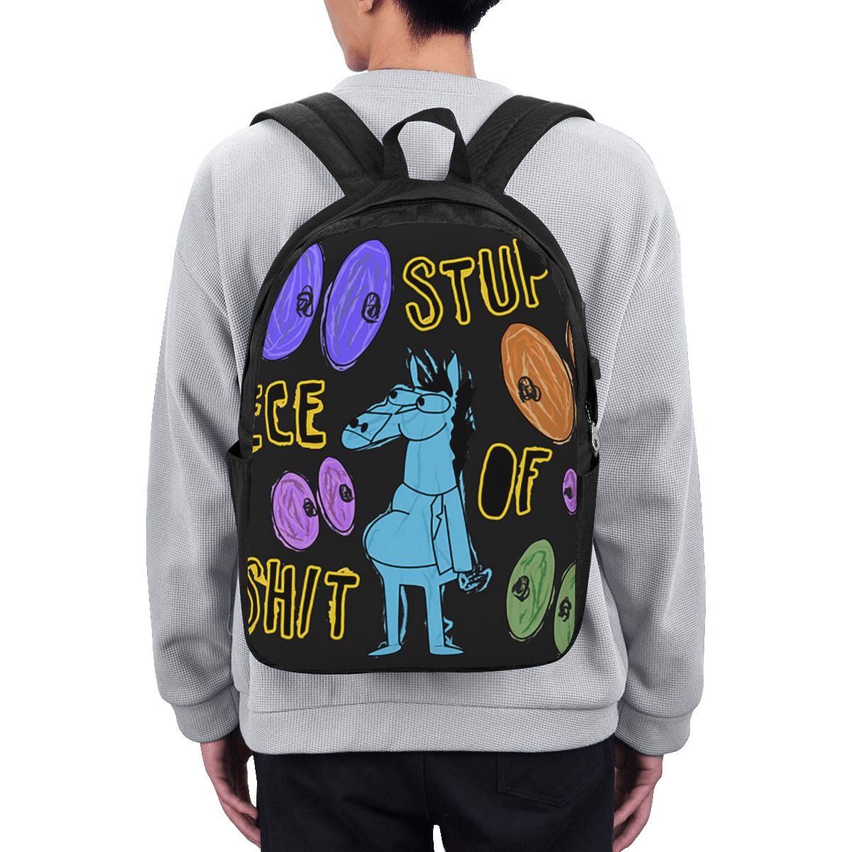 Cartoon Bojack Horseman Stupid - Laptop Bag review and price